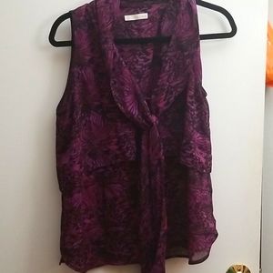Hinge purple top